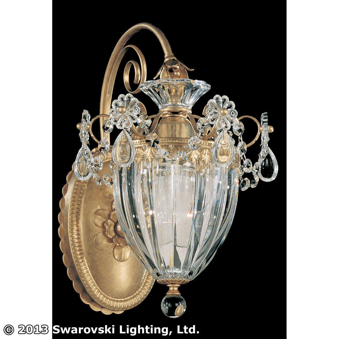 Schonbek Lighting 1240-22A  Bagatelle Wall Sconce Light Heirloom Gold