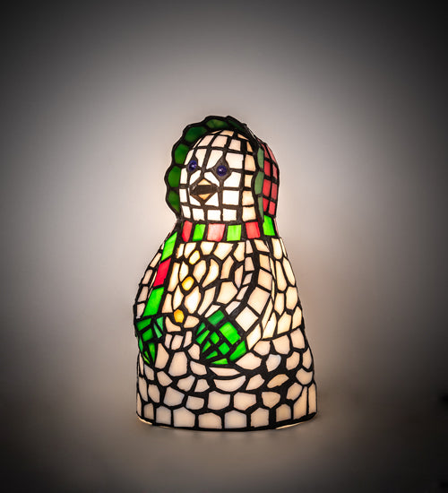 Meyda Tiffany Lighting 69916 Snow Woman One Light Accent Lamp Lamp Multicolored