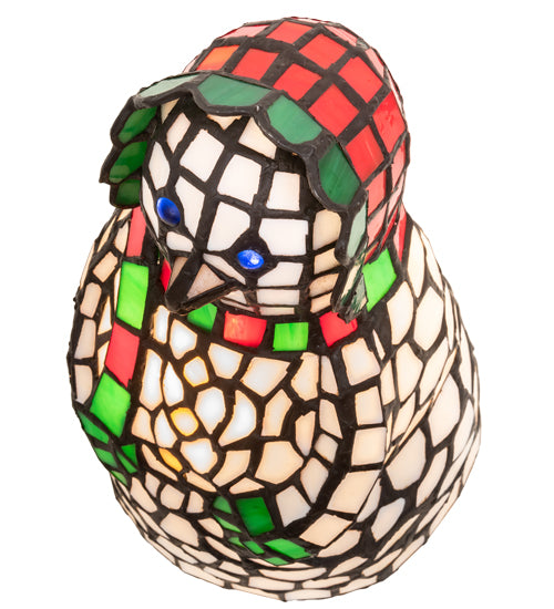 Meyda Tiffany Lighting 69916 Snow Woman One Light Accent Lamp Lamp Multicolored