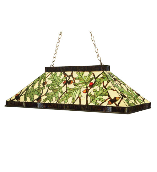 Meyda Tiffany Acorn & Oak Leaf 69924 Pendant Light - Mahogany Bronze