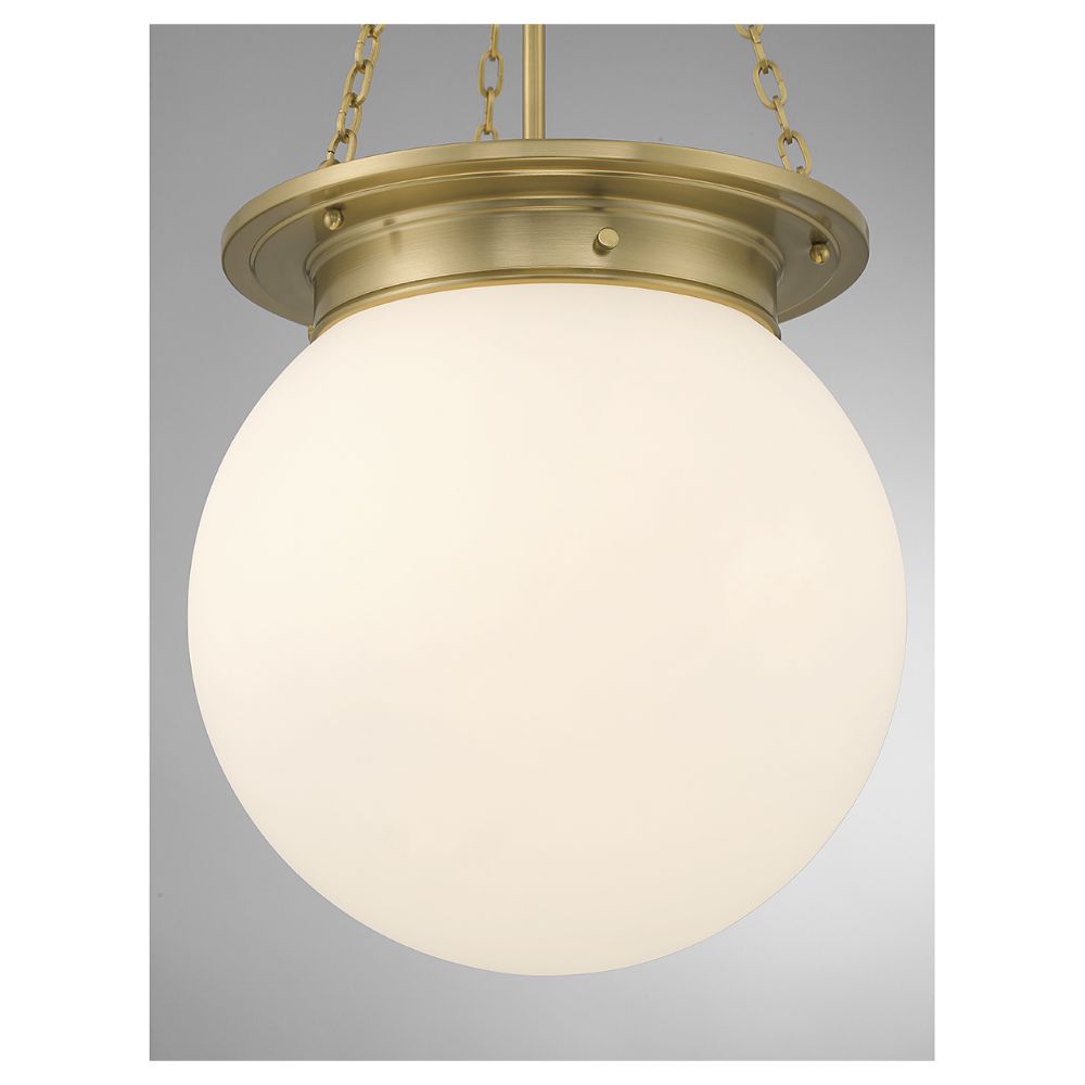 Savoy House Manor 7-3901-3-322 Pendant Light - Warm Brass