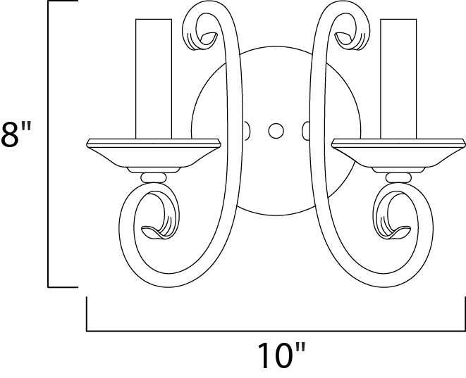 Maxim Loft 70002OI Wall Sconce Light - Oil Rubbed Bronze