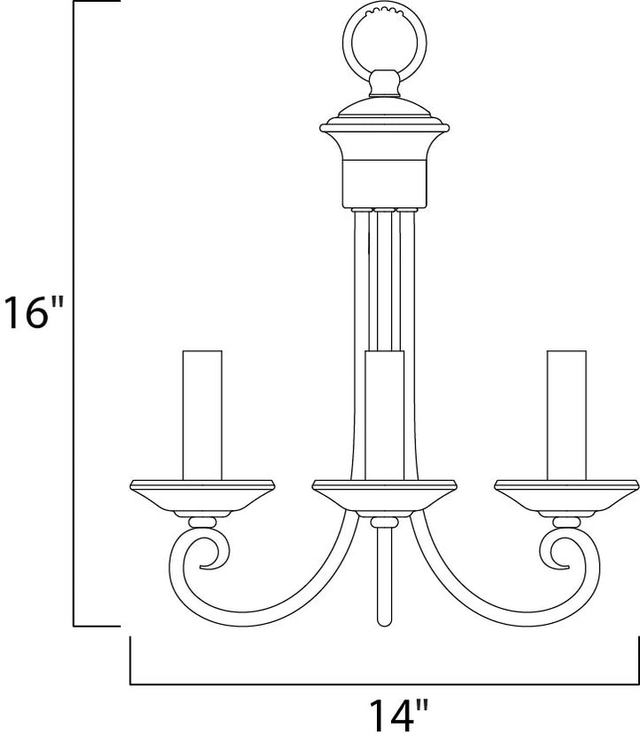 Maxim Loft 70003OI Chandelier Light - Oil Rubbed Bronze
