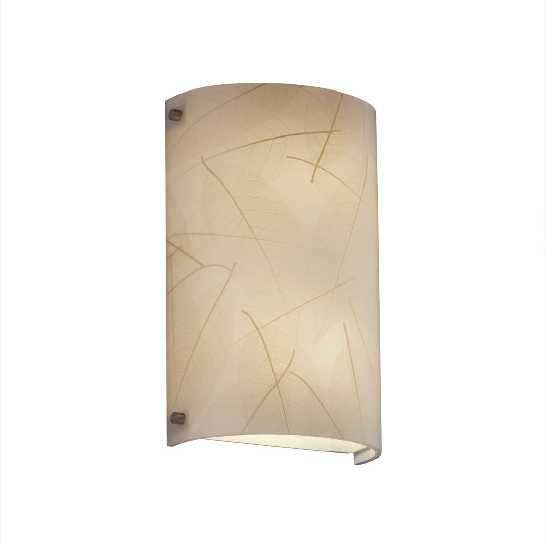 Justice Designs 3form 3FRM-5541-LEAF-NCKL Wall Light - Brushed Nickel