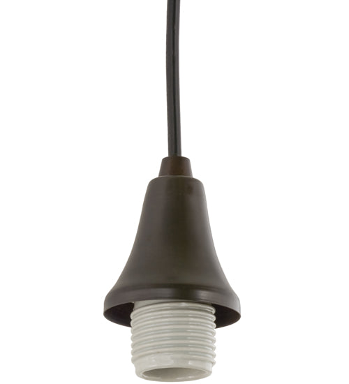 Meyda Tiffany Lighting 70036 Prairie Corn One Light Pendant Hardware Utility Light Bronze / Dark