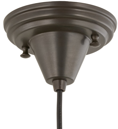 Meyda Tiffany Lighting 70036 Prairie Corn One Light Pendant Hardware Utility Light Bronze / Dark