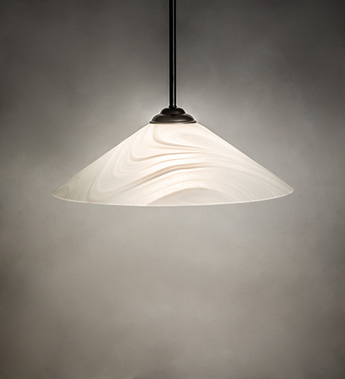 Meyda Tiffany Blanco Swirl 70107 Pendant Light - Craftsman Brown