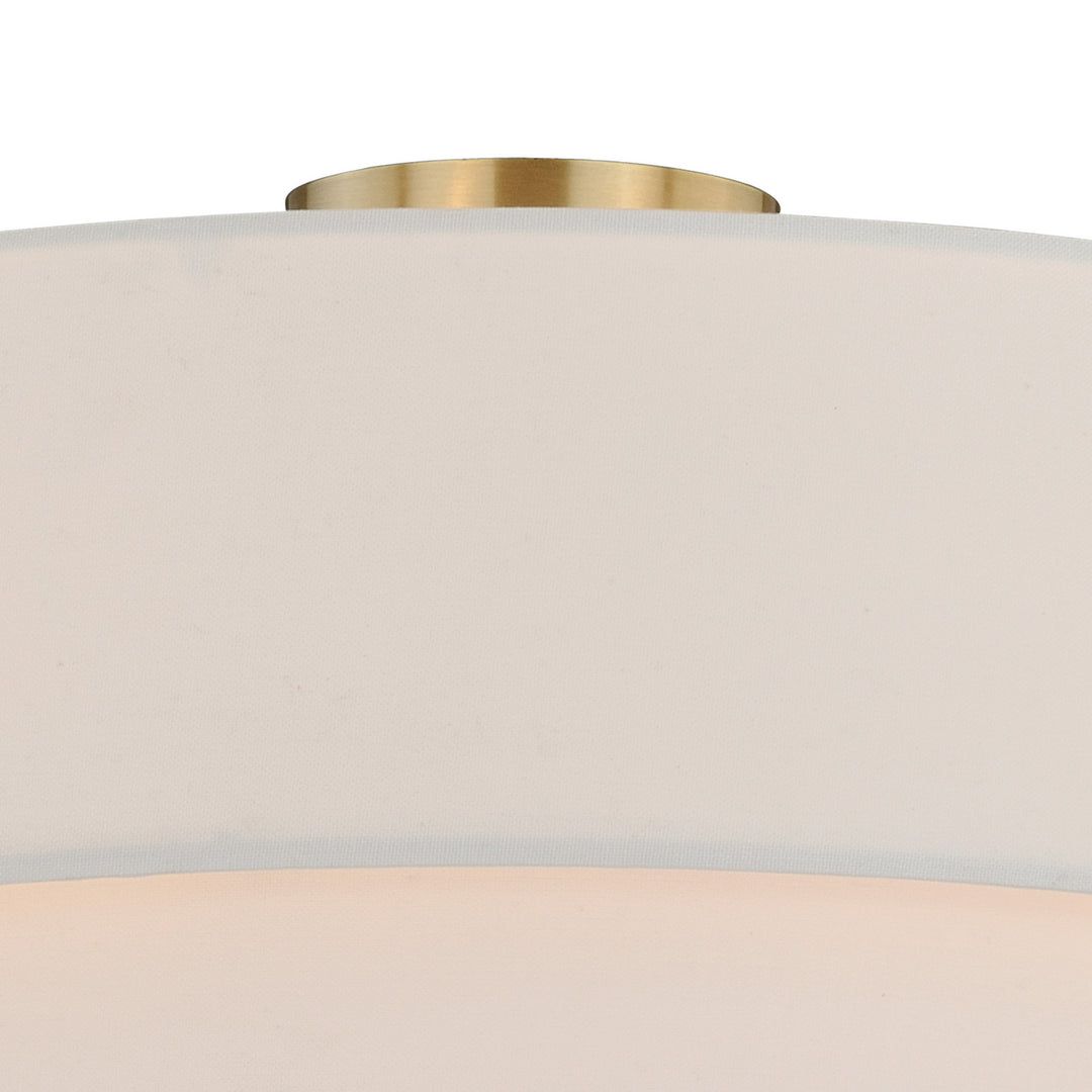 Vaxcel Burnaby C0112 Ceiling Light - Matte Brass