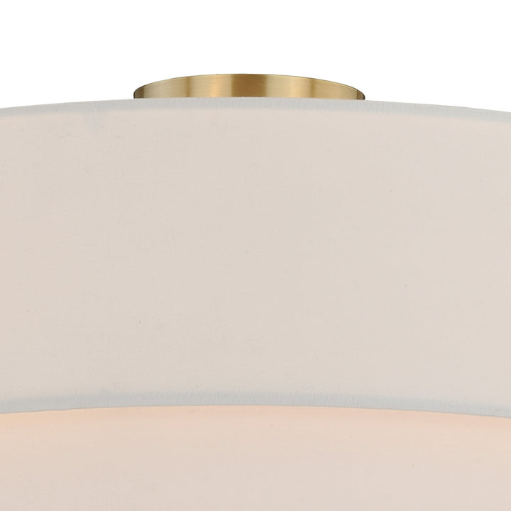 Vaxcel Burnaby C0112 Ceiling Light - Matte Brass