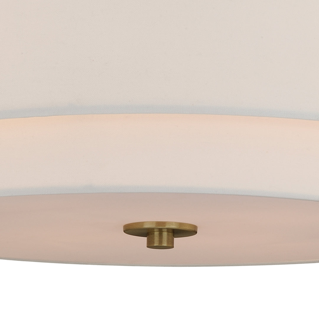 Vaxcel Burnaby C0112 Ceiling Light - Matte Brass