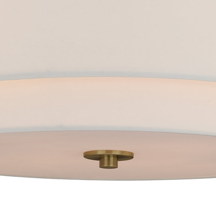 Vaxcel Burnaby C0112 Ceiling Light - Matte Brass