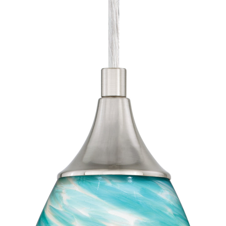 Vaxcel Milano P0172 Pendant Light - Satin Nickel