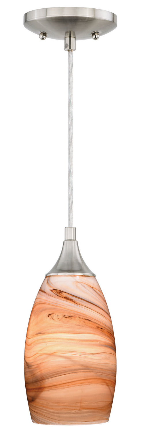 Vaxcel Milano P0174 Pendant Light - Satin Nickel