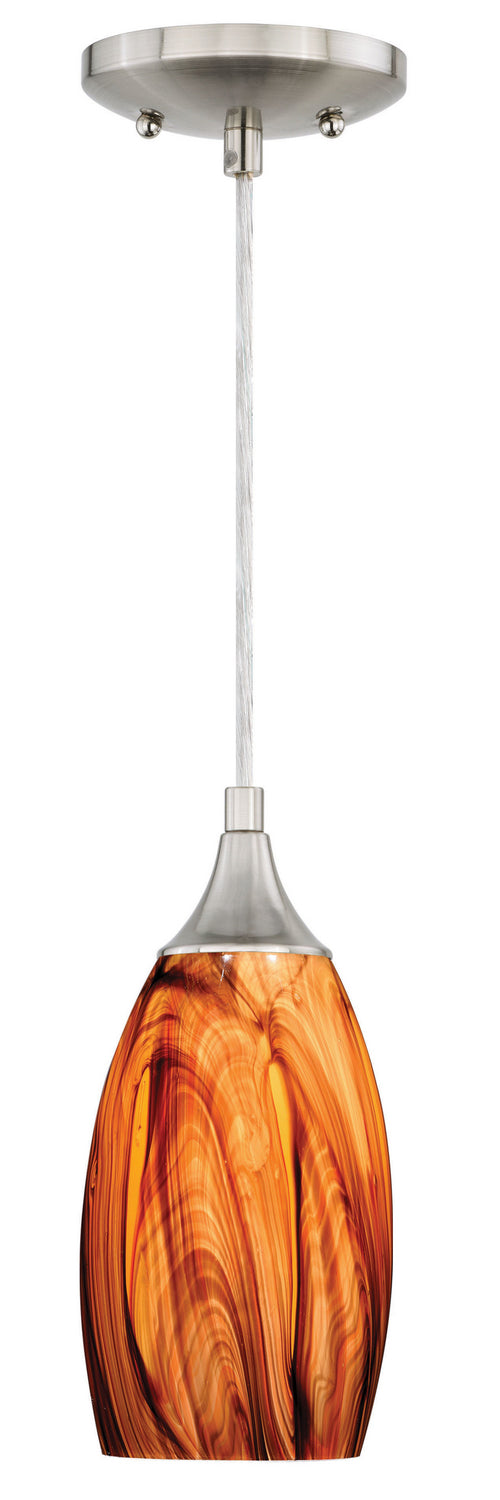Vaxcel Milano P0178 Pendant Light - Satin Nickel