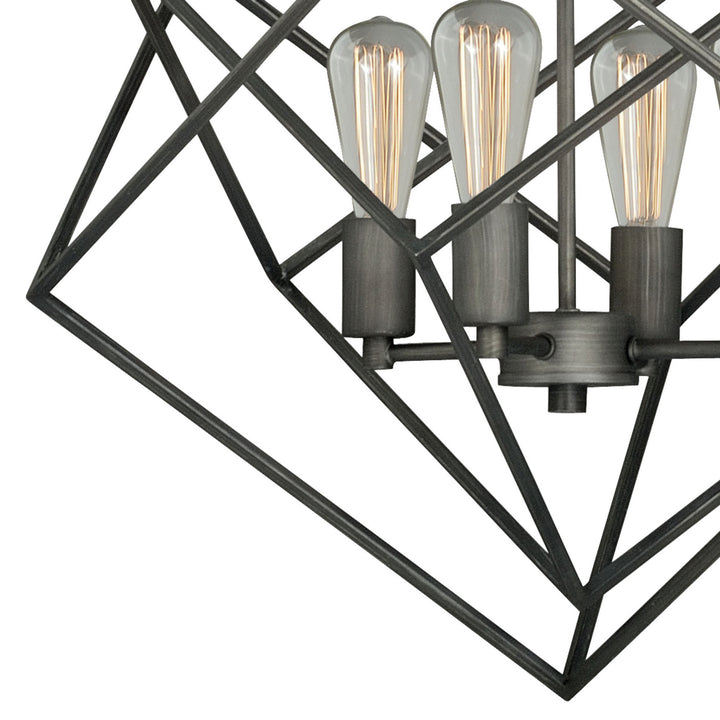 Vaxcel Rad P0187 Pendant Light - Warm Pewter