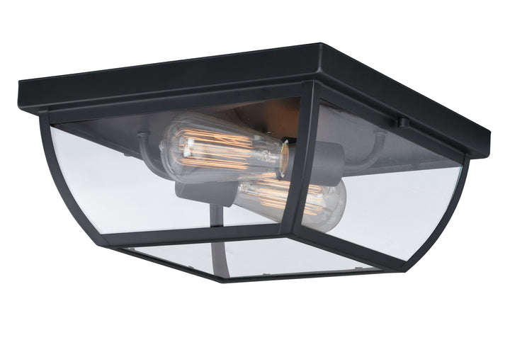 Vaxcel Lighting T0212 Granville Two Light Outdoor Flush Mount Outdoor Bronze / Dark