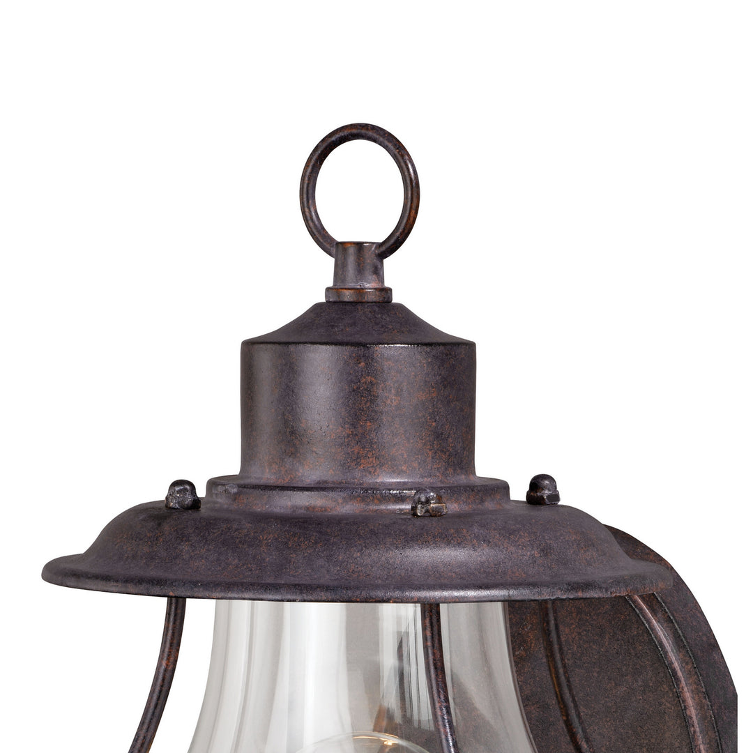 Vaxcel Lighting T0215 Dockside One Light Outdoor Wall Mount Outdoor Bronze / Dark
