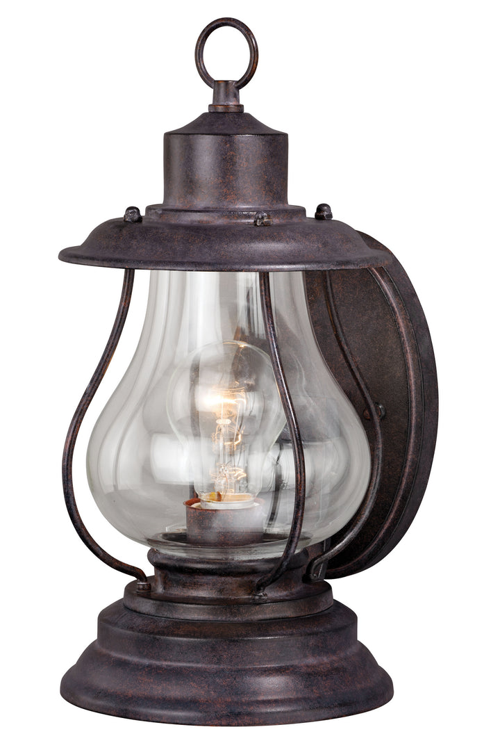 Vaxcel Lighting T0215 Dockside One Light Outdoor Wall Mount Outdoor Bronze / Dark