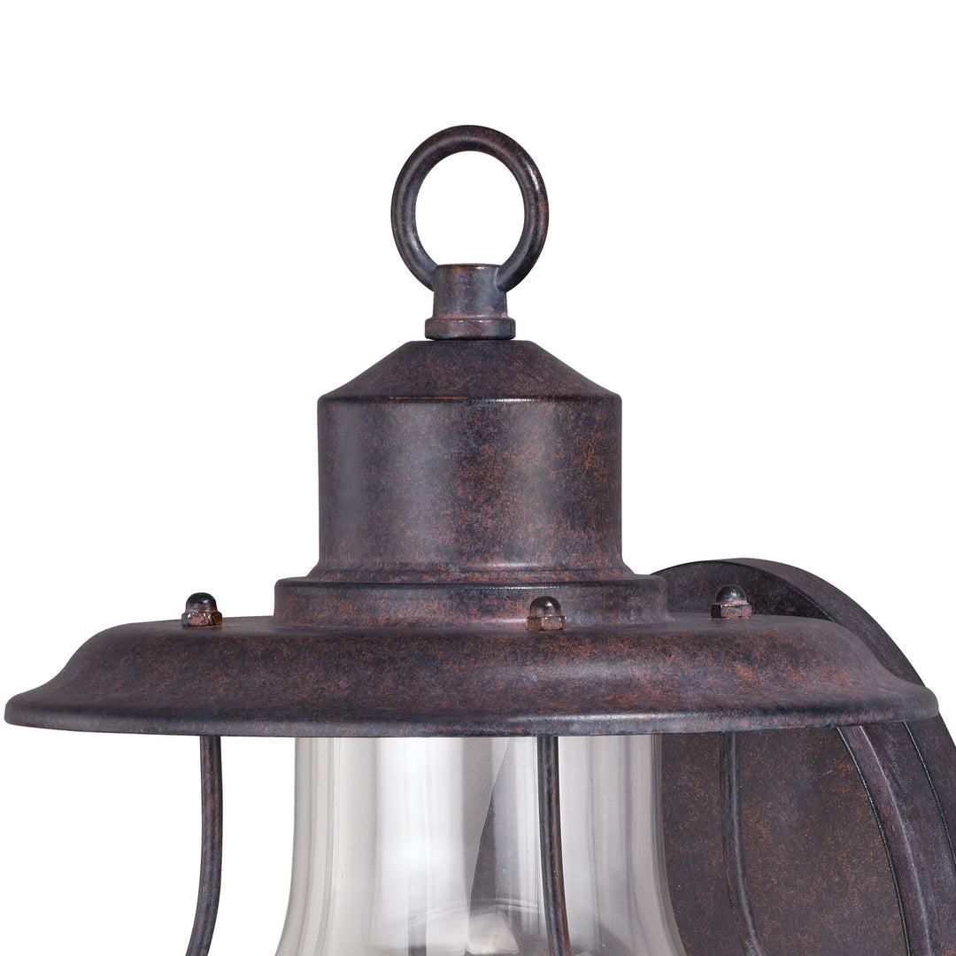 Vaxcel Lighting T0216 Dockside One Light Outdoor Wall Mount Outdoor Bronze / Dark