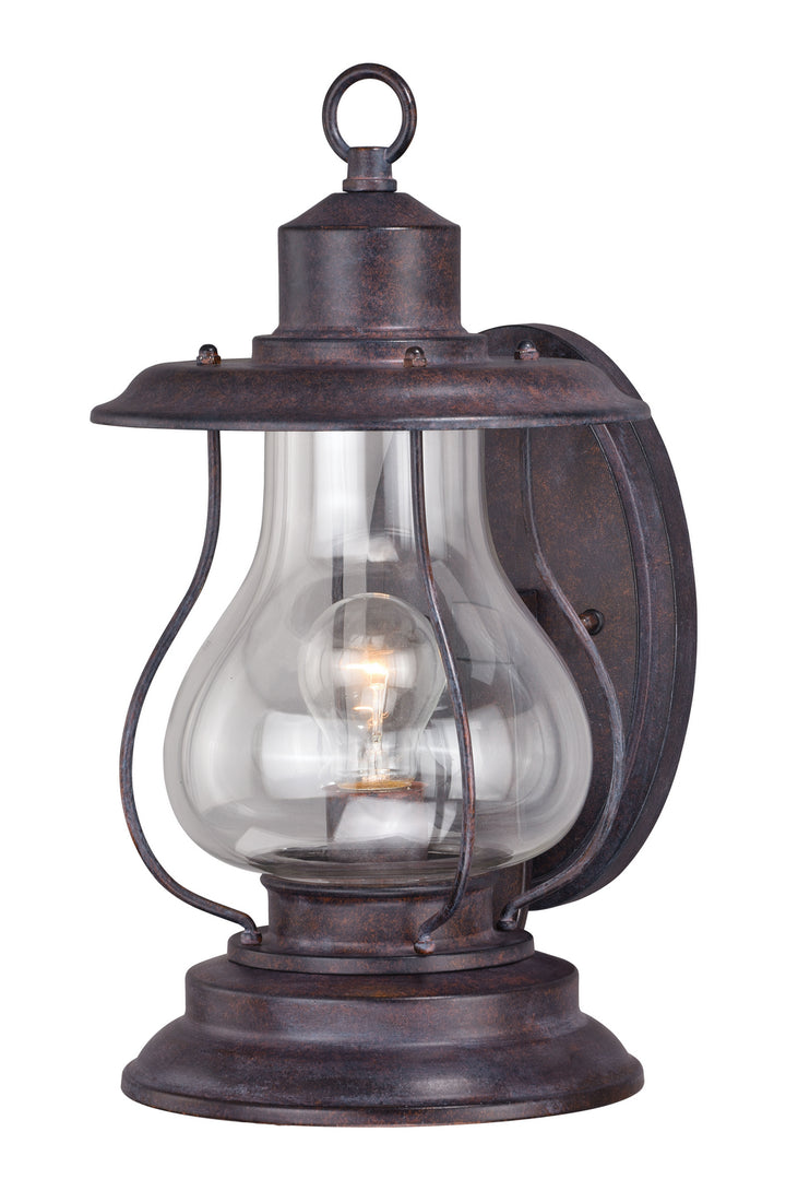 Vaxcel Lighting T0216 Dockside One Light Outdoor Wall Mount Outdoor Bronze / Dark