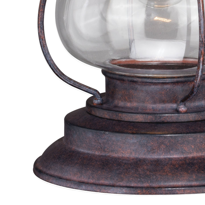 Vaxcel Lighting T0219 Dockside One Light Outdoor Pendant Outdoor Bronze / Dark