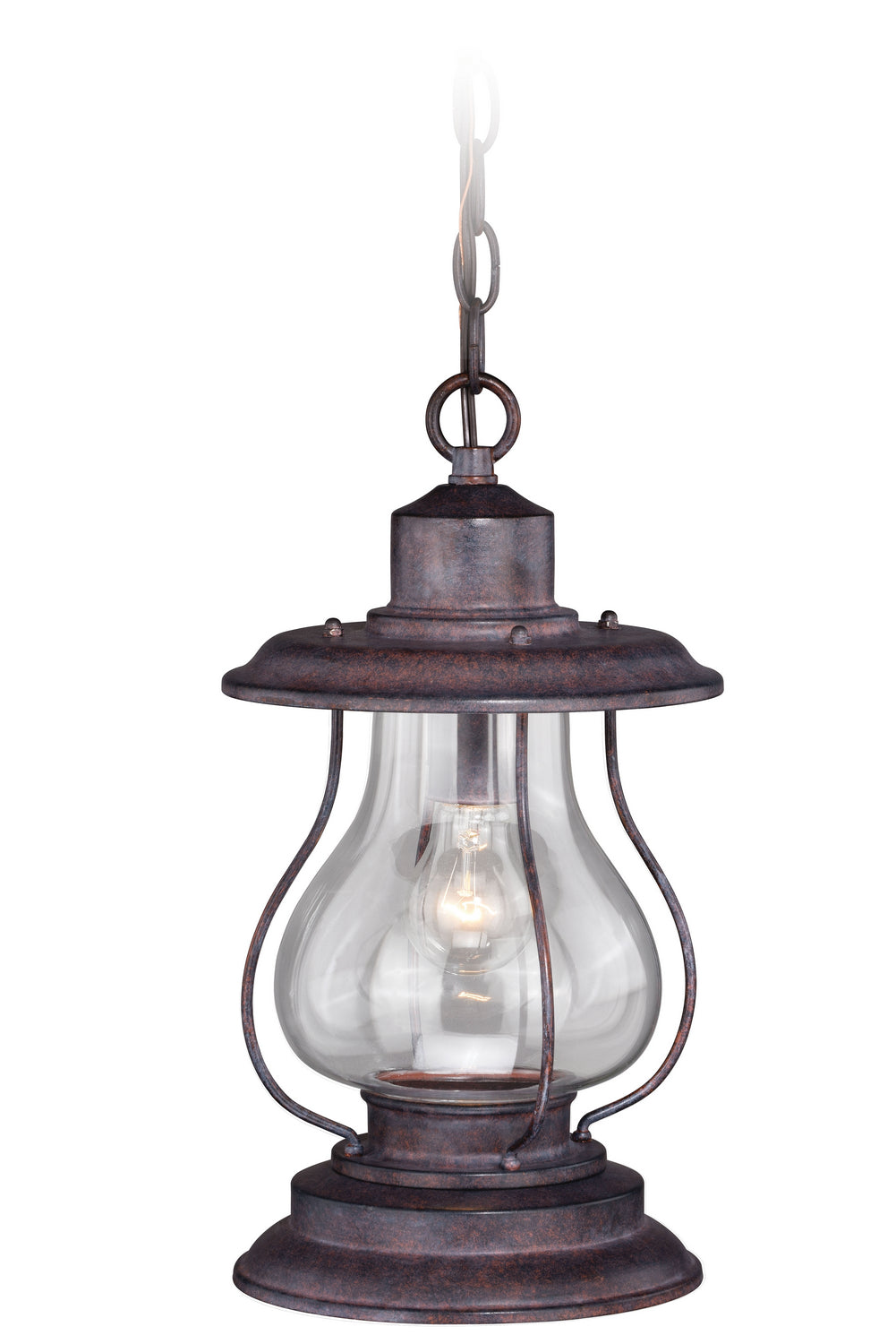 Vaxcel Lighting T0219 Dockside One Light Outdoor Pendant Outdoor Bronze / Dark