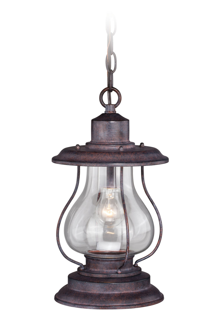 Vaxcel Lighting T0219 Dockside One Light Outdoor Pendant Outdoor Bronze / Dark