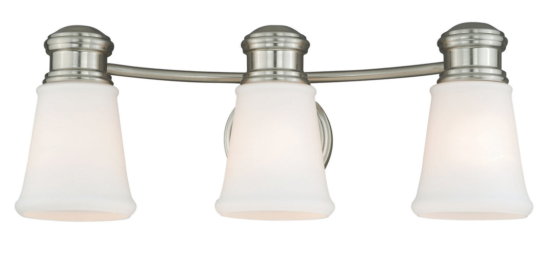 Vaxcel Malie W0220 Bath Vanity Light 22 in. wide - Satin Nickel