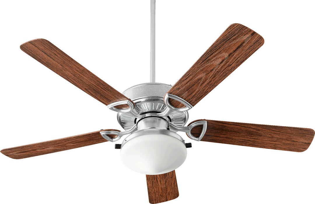 Quorum Estate Patio 1435259924 Ceiling Fan - Galvanized, Walnut