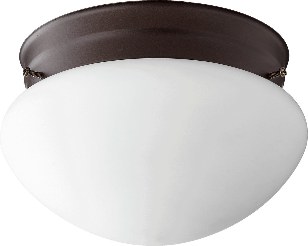 Quorum 3023 Opal Mushrooms 3023-6-86 Ceiling Light - Oiled Bronze W/ Satin Opal