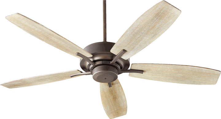 Quorum SOHO 64525-8641 Ceiling Fan 52 in. - Oiled Bronze, Weathered Oak