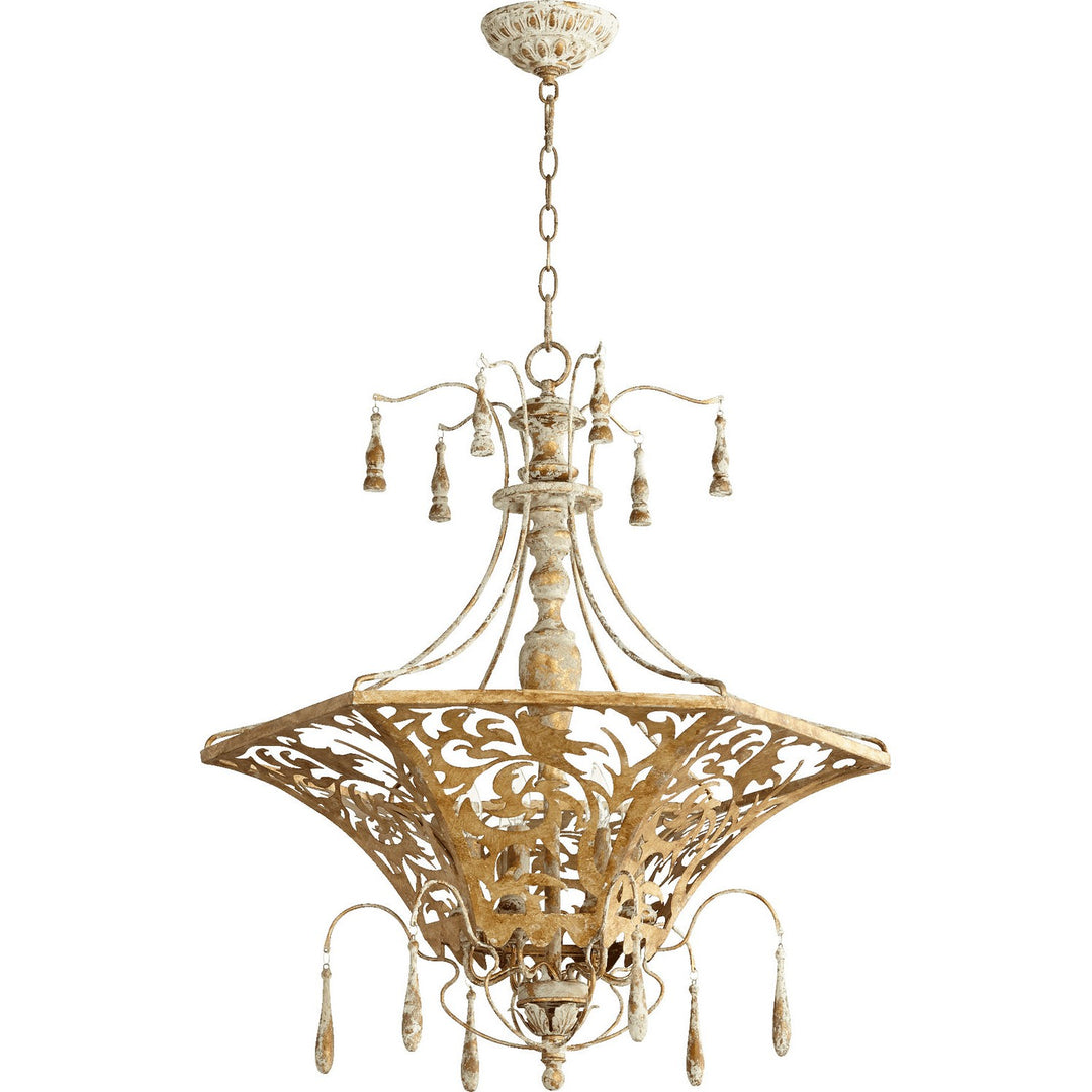 Quorum Leduc 8359-6-61 Pendant Light - Florentine Gold
