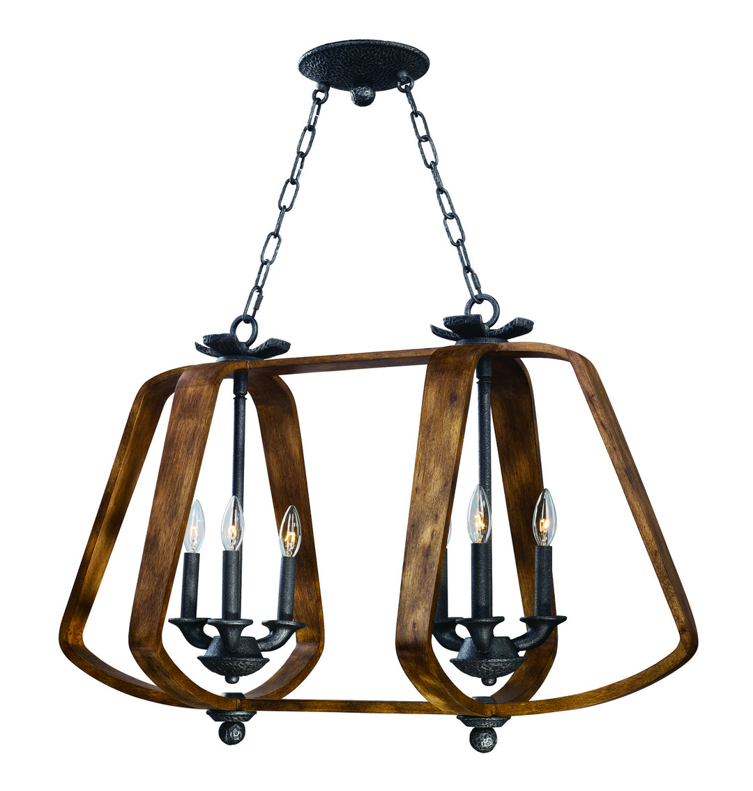 Maxim Road House 20927BWIO Pendant Light - Barn Wood / Iron Ore