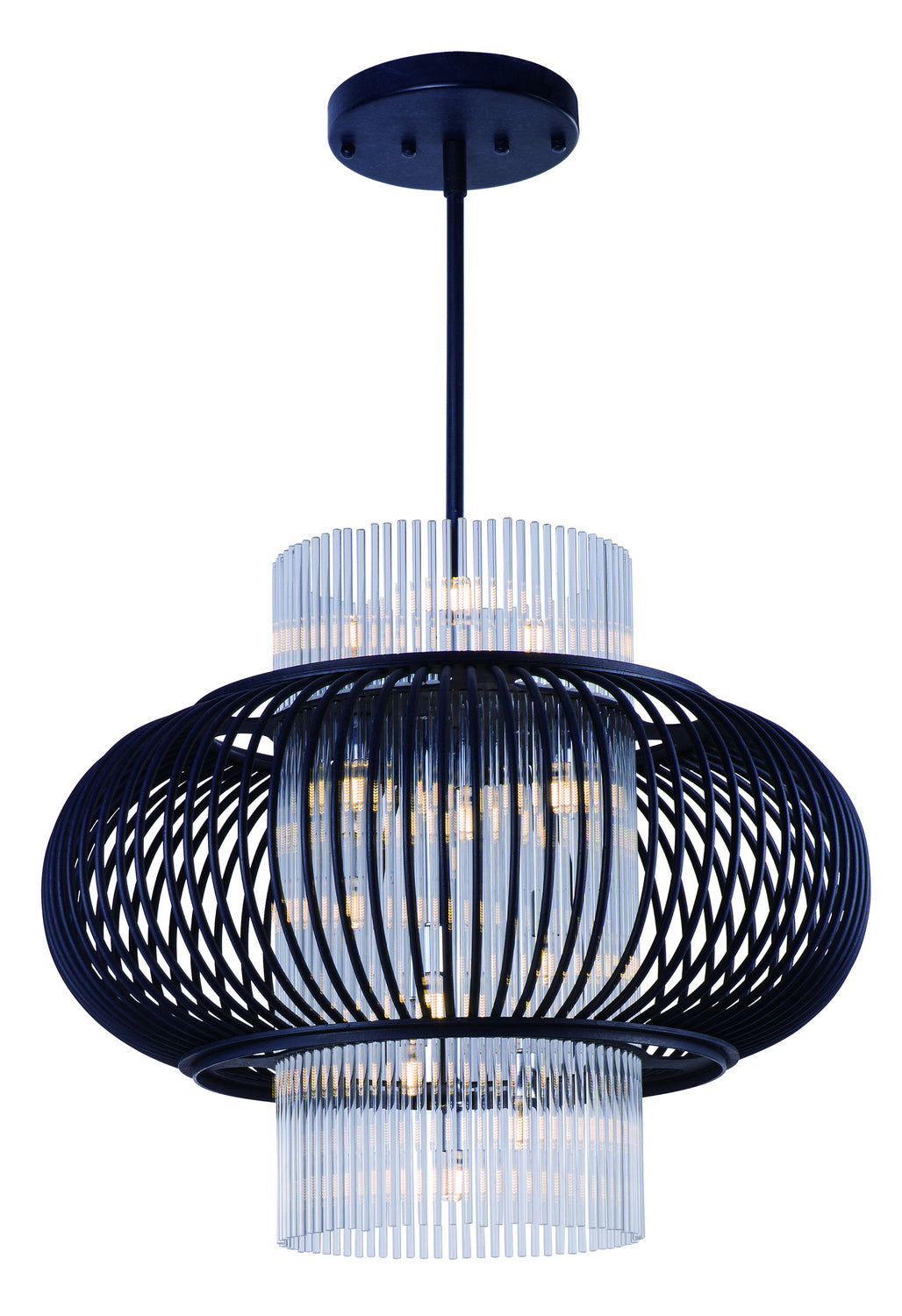 Maxim Aviary 38387CLAR Pendant Light - Anthracite