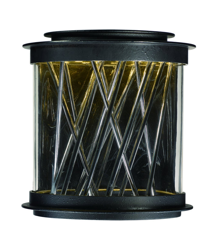 Maxim Lighting 53495CLTEPC Modern Bedazzle Outdoor Texture Ebony / Polished Chrome