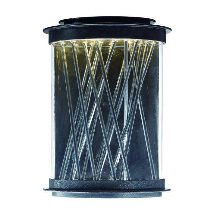 Maxim Lighting 53497CLTEPC Modern Bedazzle Outdoor Texture Ebony / Polished Chrome