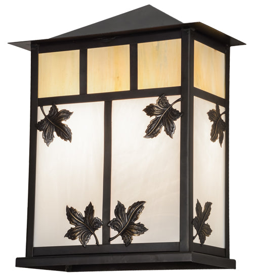 Meyda Tiffany Lighting 70254 Seneca Two Light Wall Sconce Outdoor Bronze / Dark