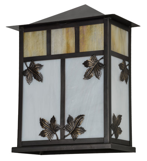 Meyda Tiffany Lighting 70254 Seneca Two Light Wall Sconce Outdoor Bronze / Dark