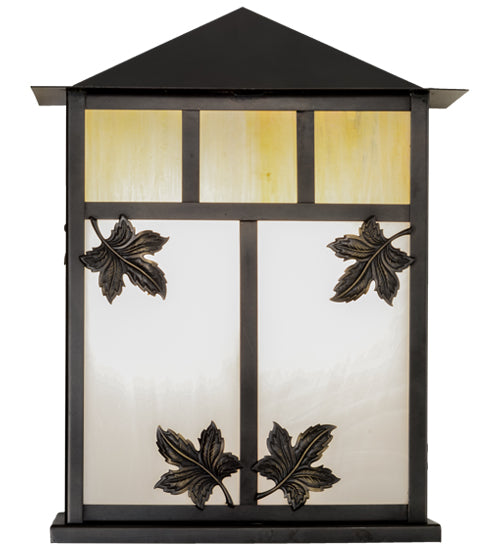 Meyda Tiffany Lighting 70254 Seneca Two Light Wall Sconce Outdoor Bronze / Dark