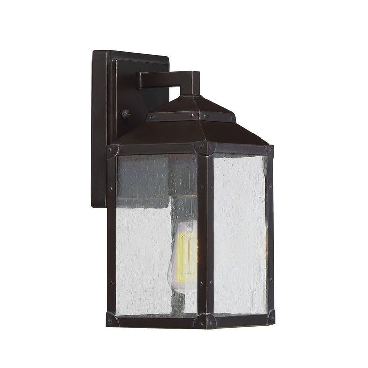 Savoy House Lighting 5-340-213  Brennan Outdoor English Bronze With Gold