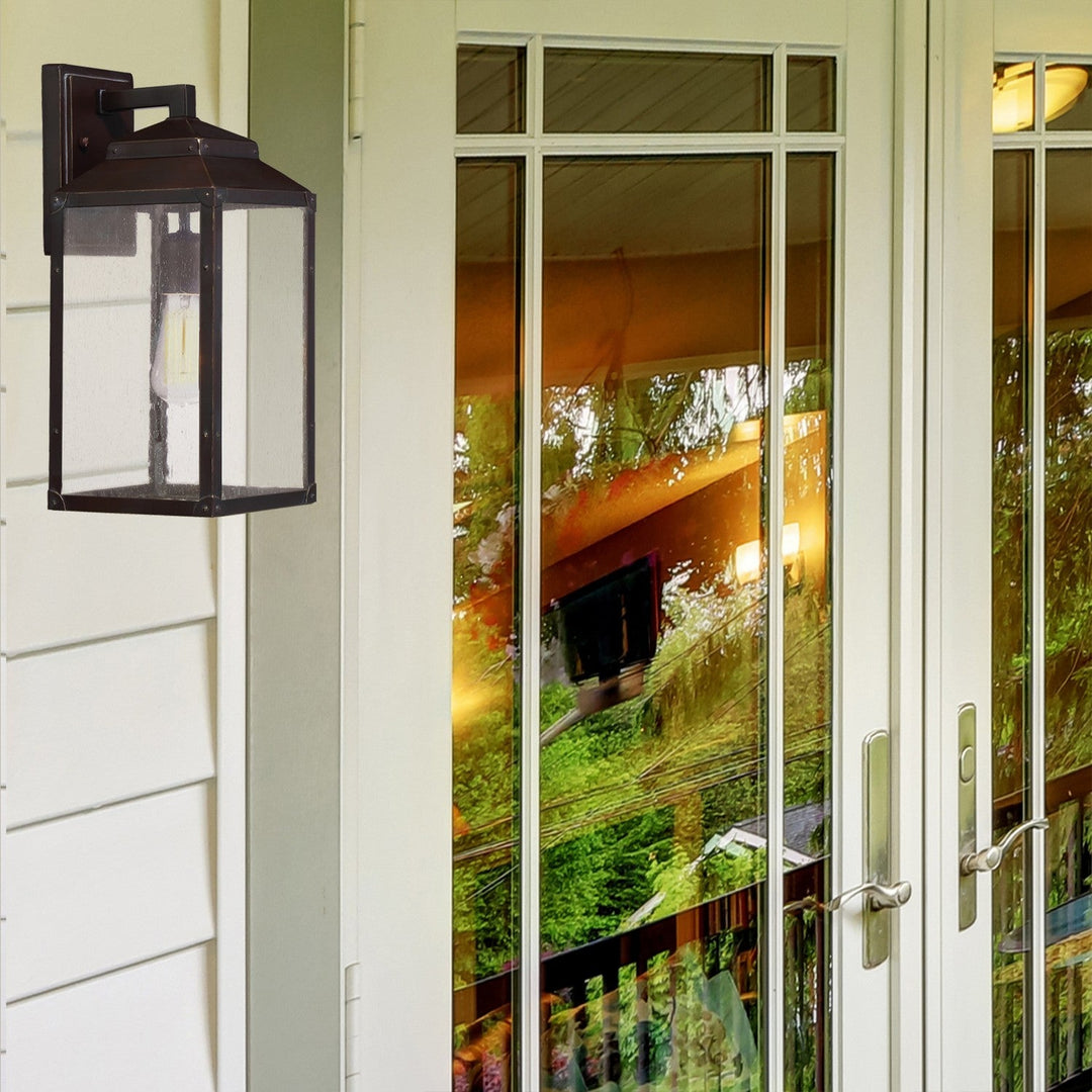 Savoy House Lighting 5-341-213  Brennan Outdoor English Bronze With Gold
