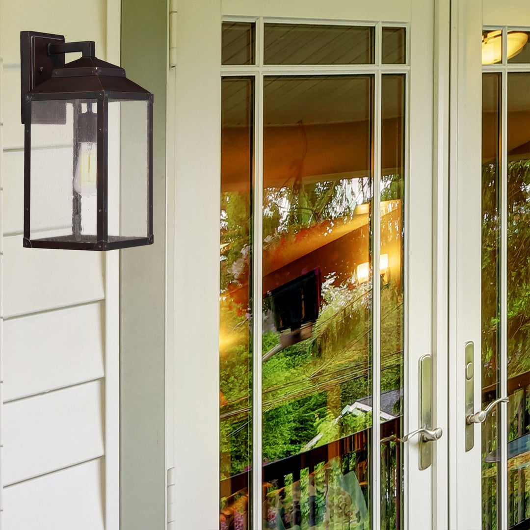 Savoy House Lighting 5-341-213  Brennan Outdoor English Bronze With Gold