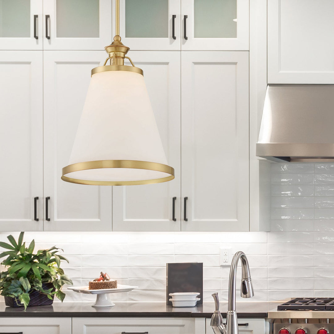 Savoy House Ashmont 7-130-1-63 Pendant Light - Warm Brass Lustre