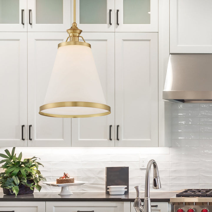 Savoy House Ashmont 7-130-1-63 Pendant Light - Warm Brass Lustre
