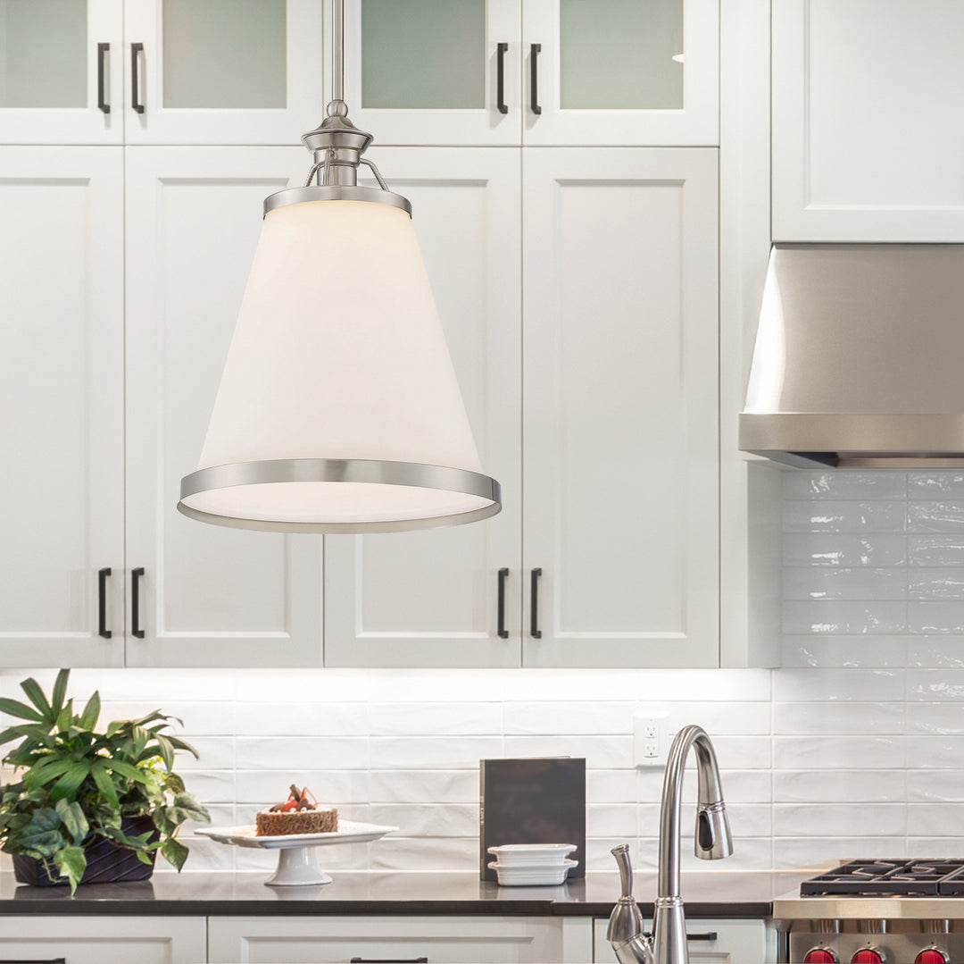 Savoy House Ashmont 7-130-1-SN Pendant Light - Satin Nickel