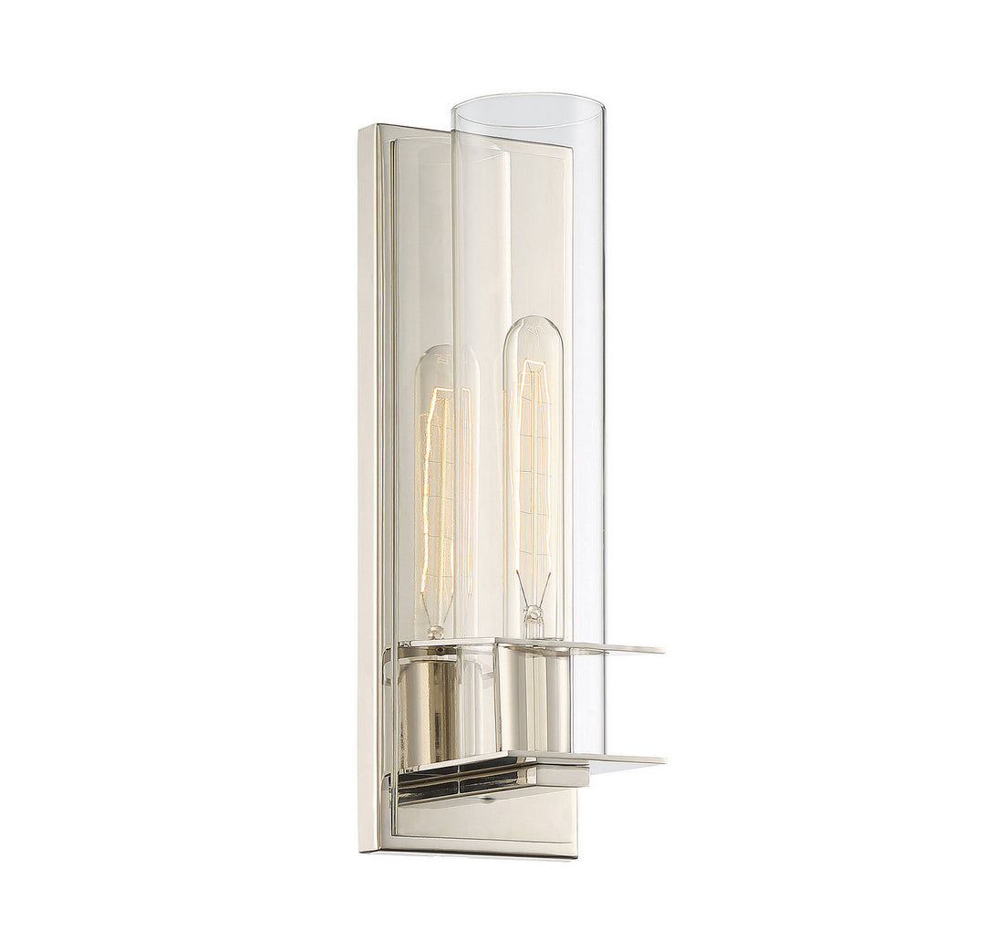 Savoy House Hartford 9-100-1-109 Wall Sconce Light - Polished Nickel