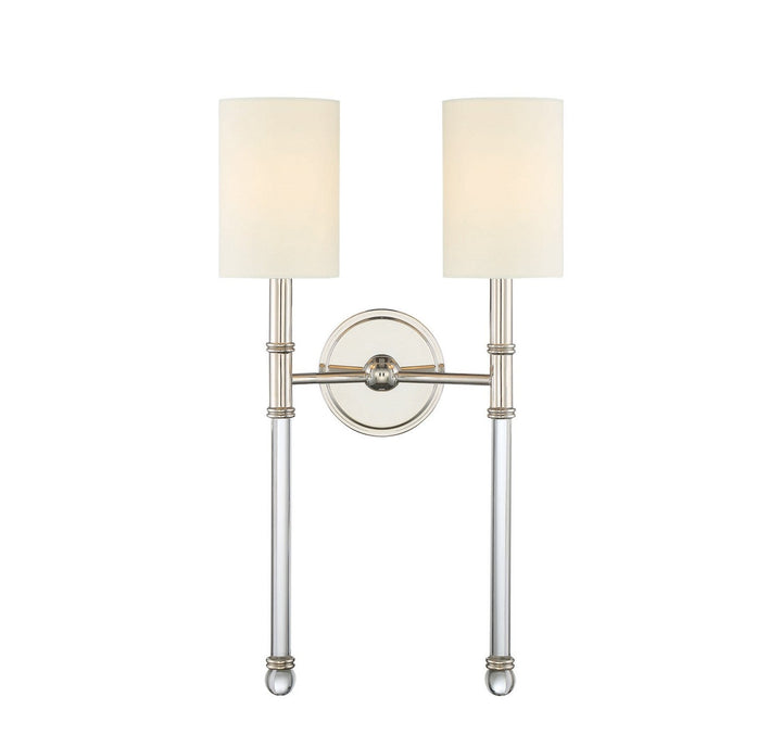Savoy House Fremont 9-103-2-109 Wall Sconce Light - Polished Nickel