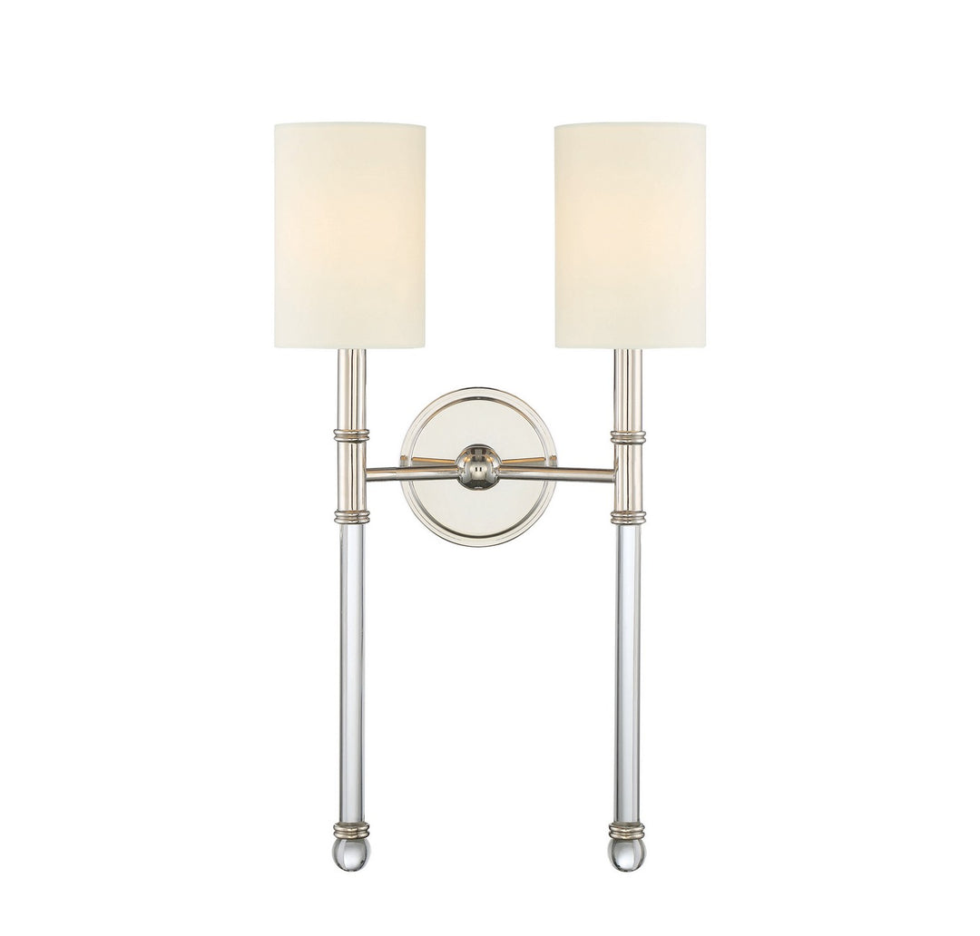 Savoy House Fremont 9-103-2-109 Wall Sconce Light - Polished Nickel