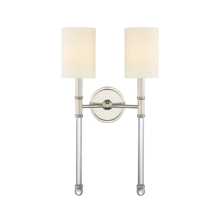 Savoy House Fremont 9-103-2-109 Wall Sconce Light - Polished Nickel