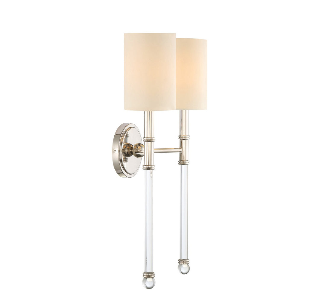Savoy House Fremont 9-103-2-109 Wall Sconce Light - Polished Nickel
